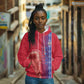 Custom Afro-Haiti Football Hoodie 2026 Grenadye Alaso Red Version - African Pride