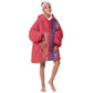 Custom Afro-Haiti Football Kid Wearable Blanket Hoodie 2026 Grenadye Alaso Red Version - African Pride