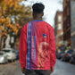 Custom Afro-Haiti Football Long Sleeve Shirt 2026 Grenadye Alaso Red Version - African Pride
