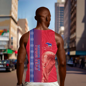 Custom Afro-Haiti Football Men Tank Top 2026 Grenadye Alaso Red Version - African Pride