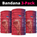 Custom Afro-Haiti Football Neck Gaiter 2026 Grenadye Alaso Red Version - African Pride