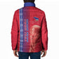 Custom Afro-Haiti Football Padded Jacket 2026 Grenadye Alaso Red Version - African Pride