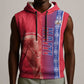 Custom Afro-Haiti Football Sleeveless Hoodie 2026 Grenadye Alaso Red Version - African Pride