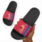 Custom Afro-Haiti Football Slide Sandals 2026 Grenadye Alaso Red Version - African Pride