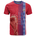 Custom Afro-Haiti Football T shirt 2026 Grenadye Alaso Red Version - African Pride