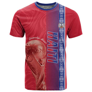 Custom Afro-Haiti Football T shirt 2026 Grenadye Alaso Red Version - African Pride