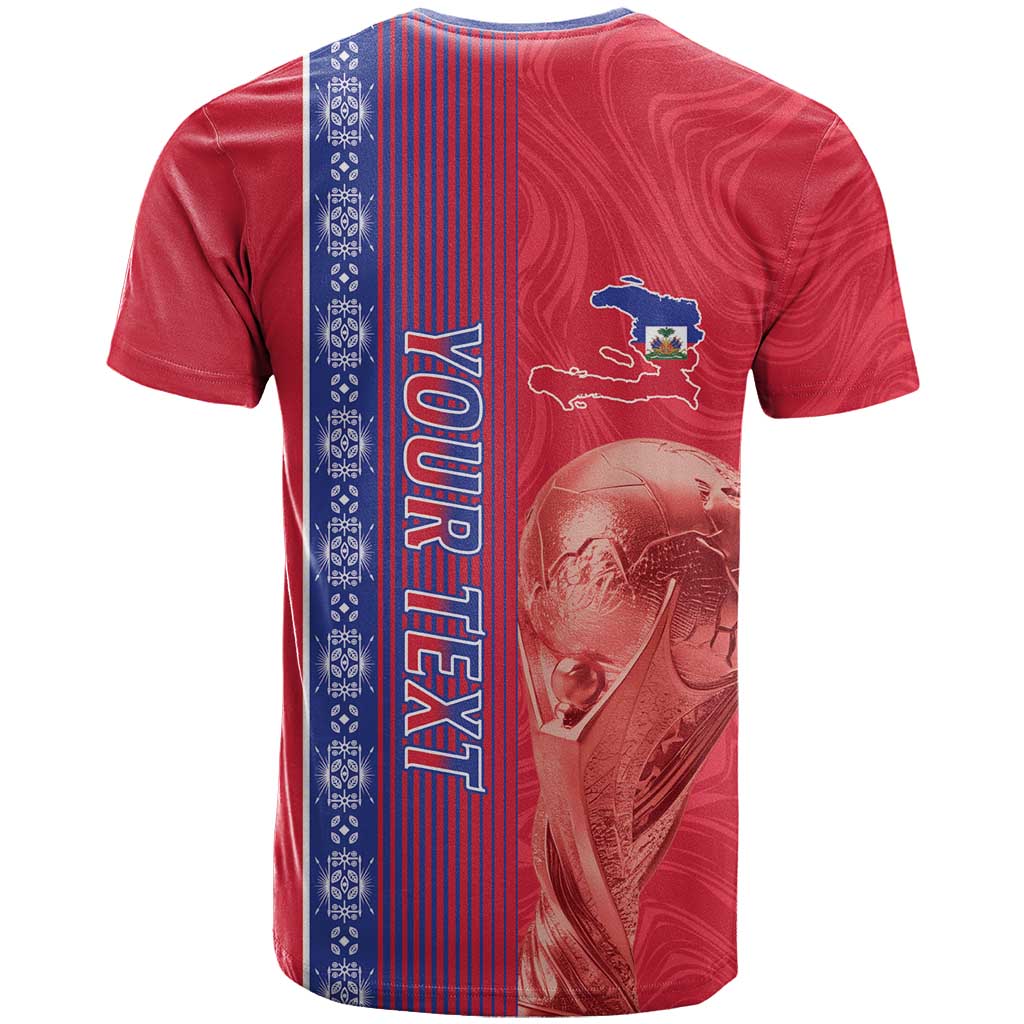 Custom Afro-Haiti Football T shirt 2026 Grenadye Alaso Red Version - African Pride