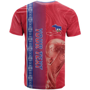 Custom Afro-Haiti Football T shirt 2026 Grenadye Alaso Red Version - African Pride