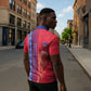 Custom Afro-Haiti Football Zipper Polo Shirt 2026 Grenadye Alaso Red Version - African Pride