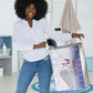 Custom Afro-Haiti Football Laundry Basket 2026 Grenadye Alaso White Version - African Pride