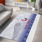 Custom Afro-Haiti Football Area Rug 2026 Grenadye Alaso White Version - African Pride