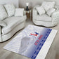 Custom Afro-Haiti Football Area Rug 2026 Grenadye Alaso White Version - African Pride