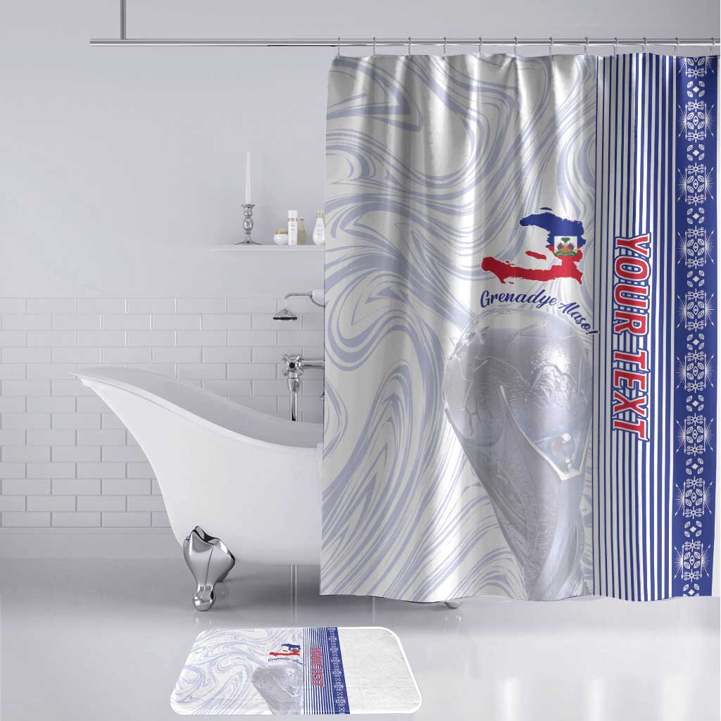 Custom Afro-Haiti Football Bathroom Set 2026 Grenadye Alaso White Version - African Pride