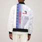 Custom Afro-Haiti Football Bomber Jacket 2026 Grenadye Alaso White Version - African Pride