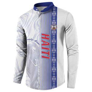 Custom Afro-Haiti Football Button Sweatshirt 2026 Grenadye Alaso White Version