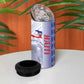 Custom Afro-Haiti Football 4 in 1 Can Cooler Tumbler 2026 Grenadye Alaso White Version - African Pride