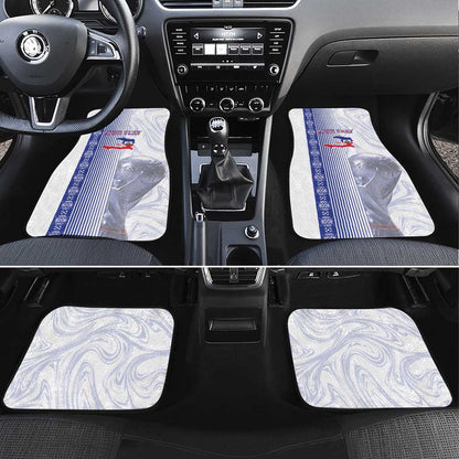 Custom Afro-Haiti Football Car Mats 2026 Grenadye Alaso White Version - African Pride