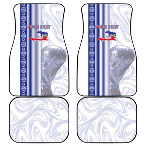 Custom Afro-Haiti Football Car Mats 2026 Grenadye Alaso White Version - African Pride