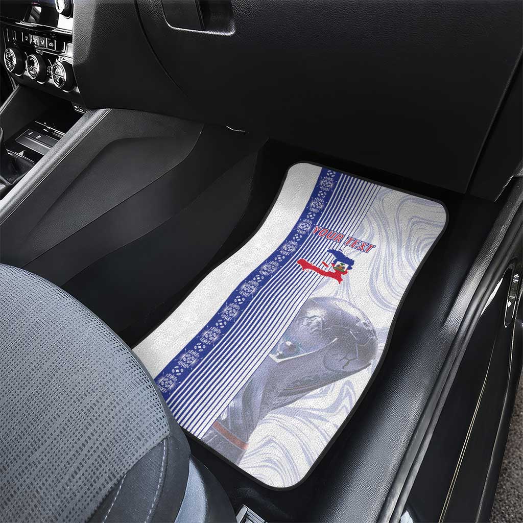 Custom Afro-Haiti Football Car Mats 2026 Grenadye Alaso White Version - African Pride