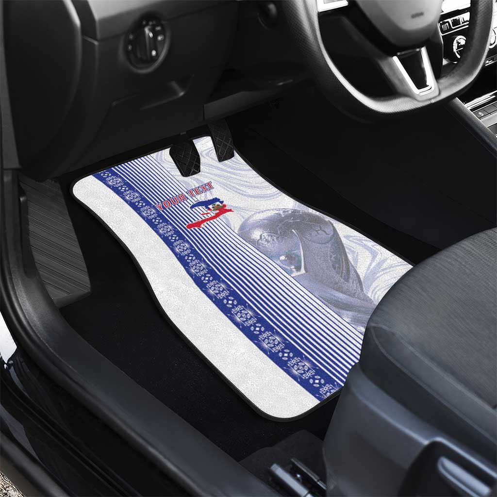 Custom Afro-Haiti Football Car Mats 2026 Grenadye Alaso White Version - African Pride