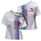Custom Afro-Haiti Football Cross Shoulder Shirt 2026 Grenadye Alaso White Version - African Pride