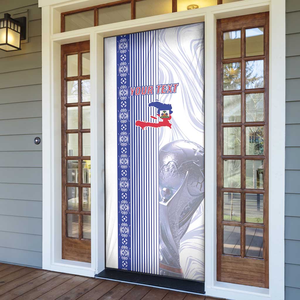 Custom Afro-Haiti Football Door Cover 2026 Grenadye Alaso White Version - African Pride