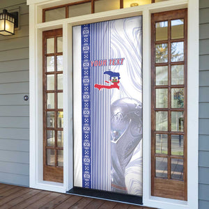 Custom Afro-Haiti Football Door Cover 2026 Grenadye Alaso White Version - African Pride