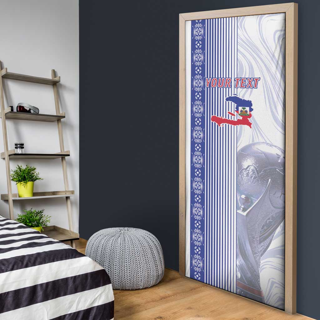 Custom Afro-Haiti Football Door Cover 2026 Grenadye Alaso White Version - African Pride