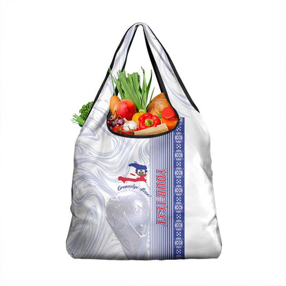 Custom Afro-Haiti Football Grocery Bag 2026 Grenadye Alaso White Version - African Pride