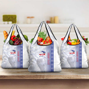 Custom Afro-Haiti Football Grocery Bag 2026 Grenadye Alaso White Version - African Pride
