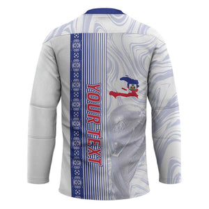 Custom Afro-Haiti Football Hockey Jersey 2026 Grenadye Alaso White Version - African Pride