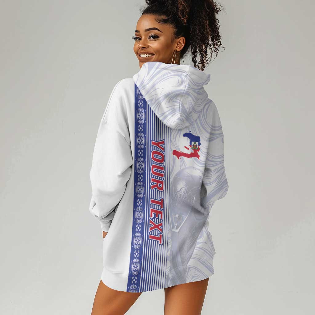 Custom Afro-Haiti Football Hoodie Dress 2026 Grenadye Alaso White Version - African Pride