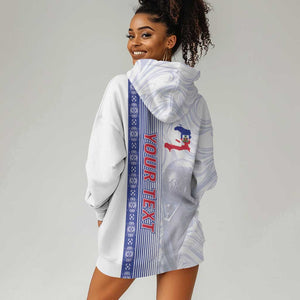 Custom Afro-Haiti Football Hoodie Dress 2026 Grenadye Alaso White Version - African Pride