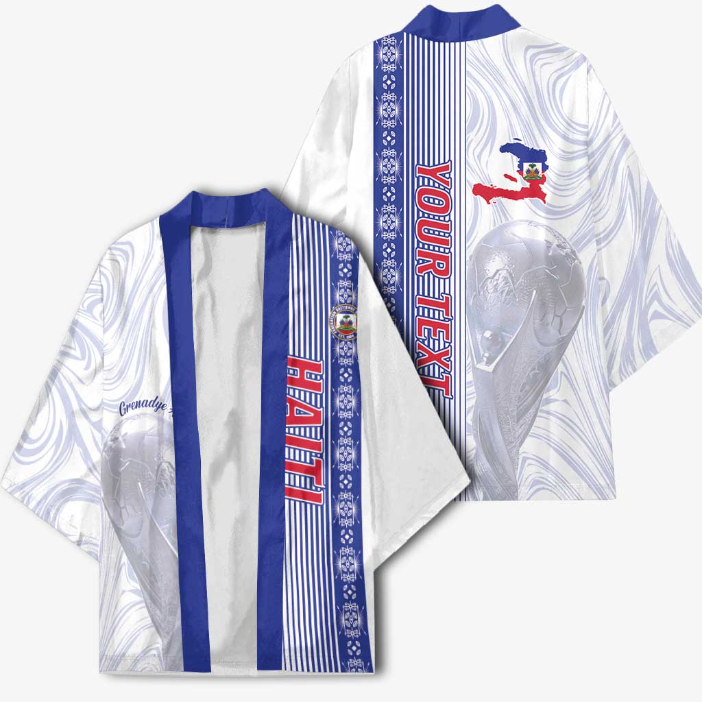Custom Afro-Haiti Football Kimono 2026 Grenadye Alaso White Version - African Pride