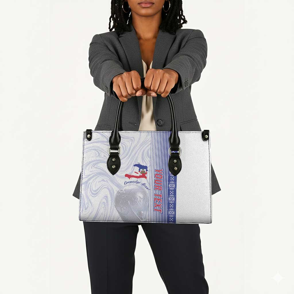 Custom Afro-Haiti Football Leather Bag 2026 Grenadye Alaso White Version - African Pride