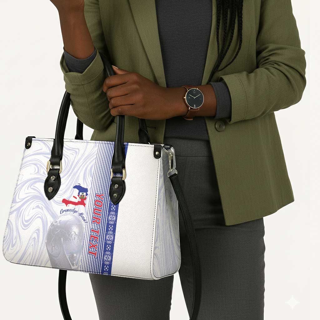 Custom Afro-Haiti Football Leather Bag 2026 Grenadye Alaso White Version - African Pride