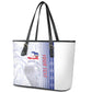 Custom Afro-Haiti Football Leather Tote Bag 2026 Grenadye Alaso White Version - African Pride