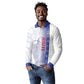 Custom Afro-Haiti Football Long Sleeve Polo Shirt 2026 Grenadye Alaso White Version - African Pride