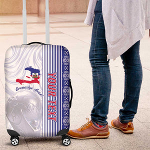 Custom Afro-Haiti Football Luggage Cover 2026 Grenadye Alaso White Version - African Pride