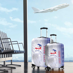 Custom Afro-Haiti Football Luggage Cover 2026 Grenadye Alaso White Version - African Pride