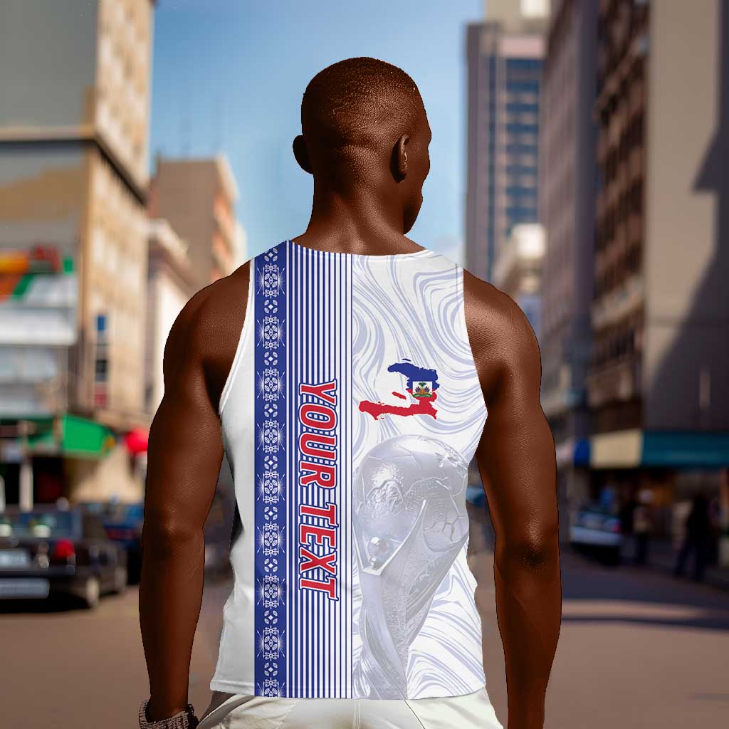Custom Afro-Haiti Football Men Tank Top 2026 Grenadye Alaso White Version - African Pride
