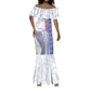 Custom Afro-Haiti Football Mermaid Dress 2026 Grenadye Alaso White Version - African Pride