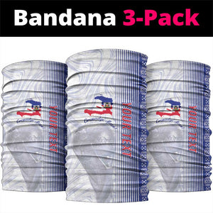 Custom Afro-Haiti Football Neck Gaiter 2026 Grenadye Alaso White Version - African Pride