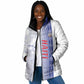 Custom Afro-Haiti Football Padded Jacket 2026 Grenadye Alaso White Version - African Pride