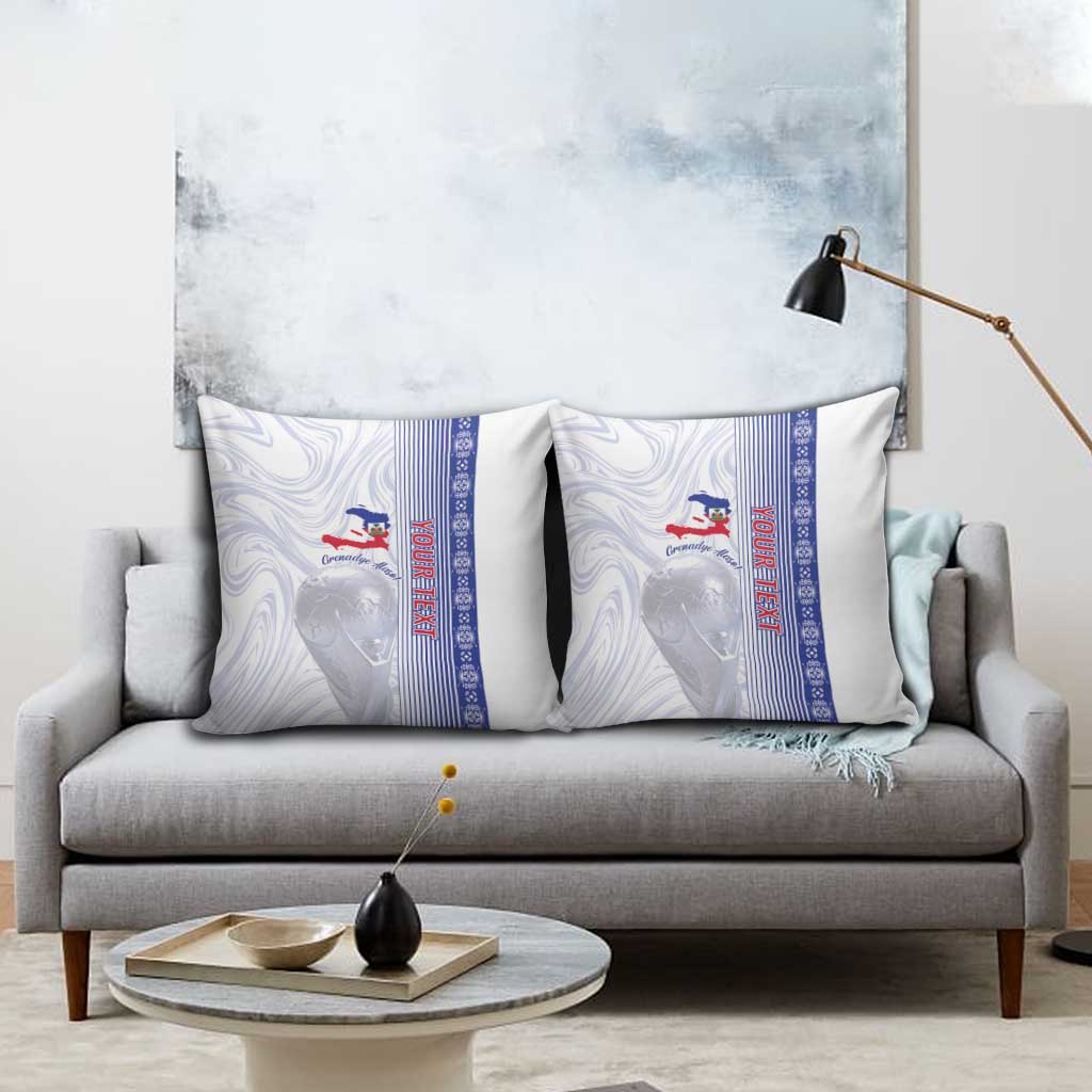 Custom Afro-Haiti Football Pillow Cover 2026 Grenadye Alaso White Version - African Pride