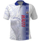 Custom Afro-Haiti Football Polo Shirt 2026 Grenadye Alaso White Version LT14