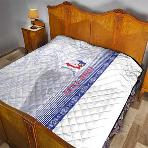 Custom Afro-Haiti Football Quilt 2026 Grenadye Alaso White Version - African Pride