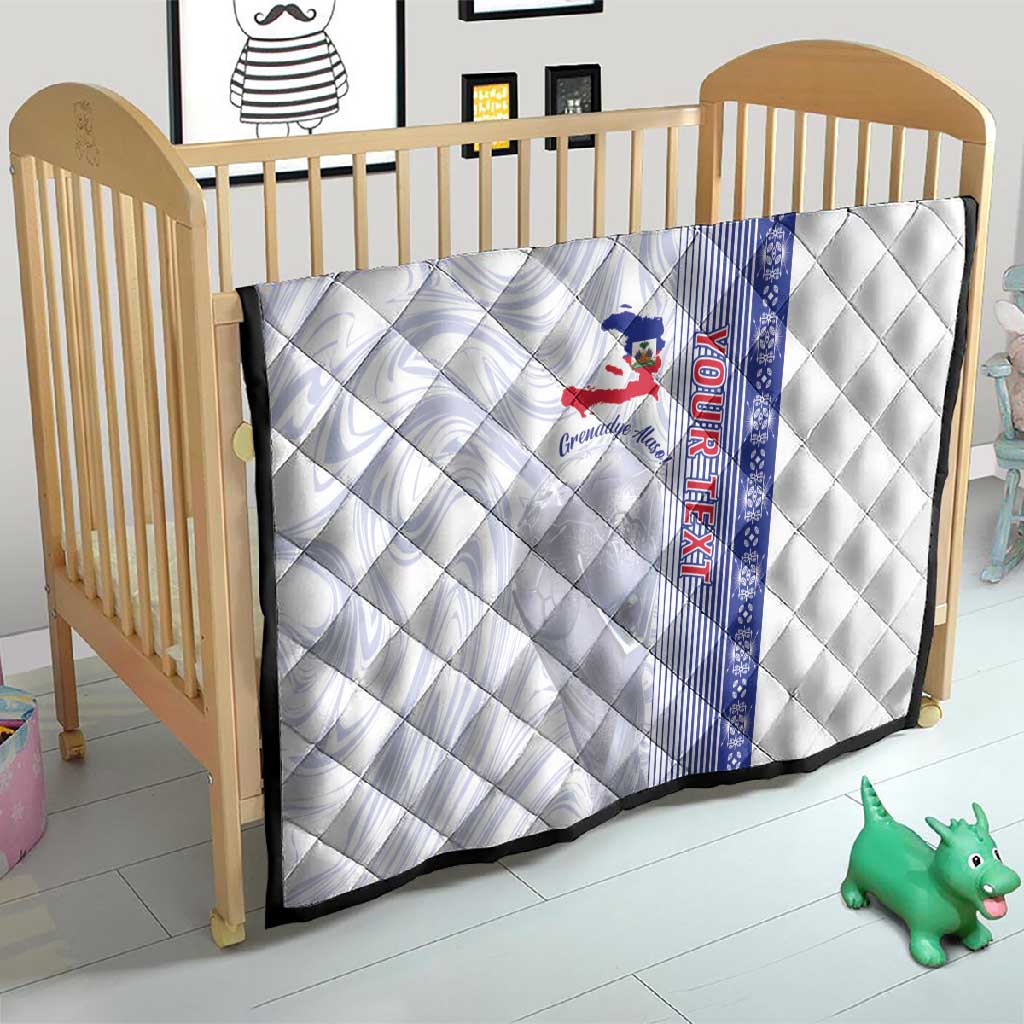 Custom Afro-Haiti Football Quilt 2026 Grenadye Alaso White Version - African Pride