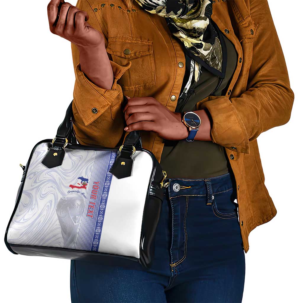 Custom Afro-Haiti Football Shoulder Handbag 2026 Grenadye Alaso White Version - African Pride