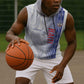 Custom Afro-Haiti Football Sleeveless Hoodie 2026 Grenadye Alaso White Version - African Pride